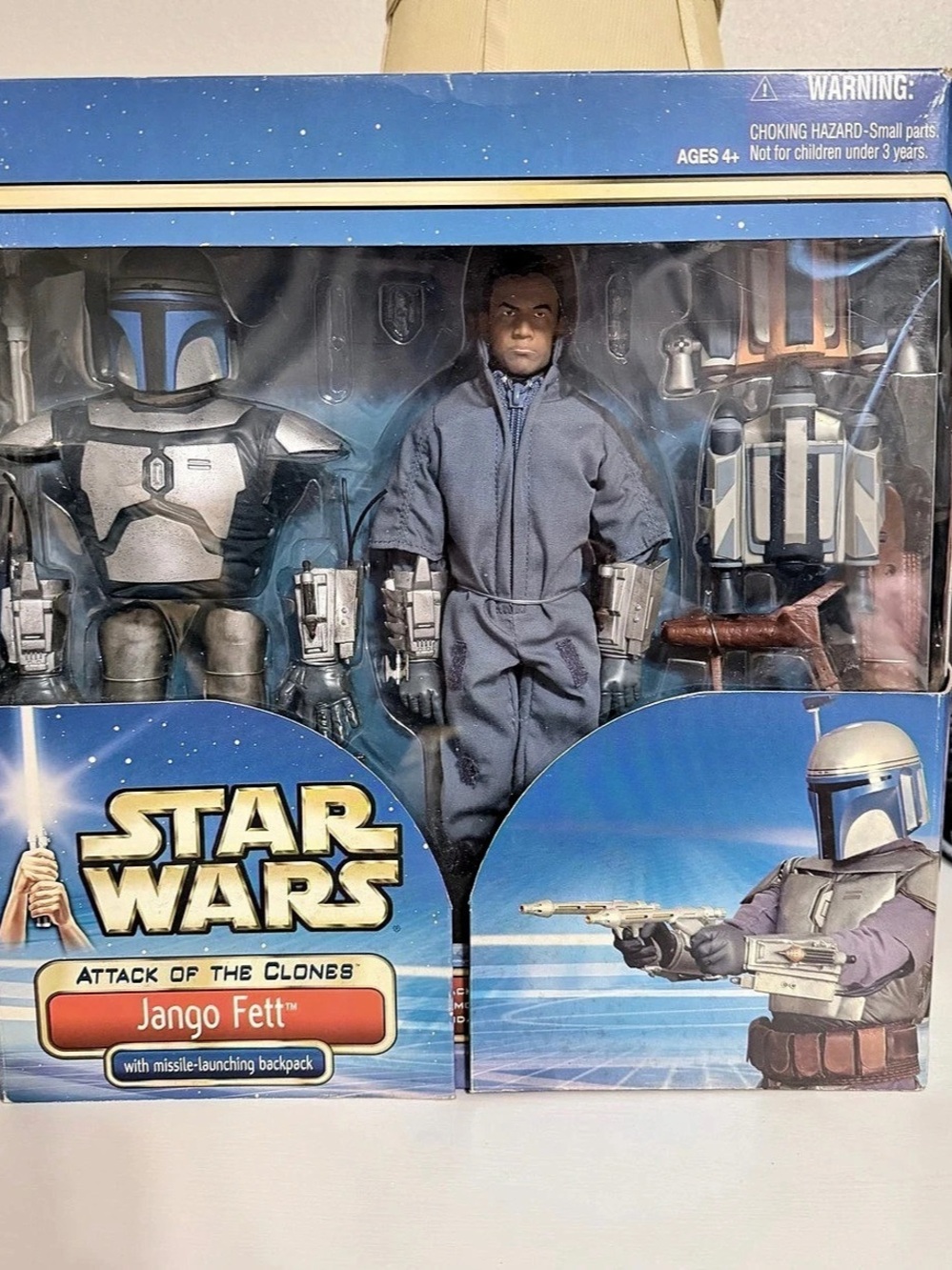 New Hasbro Jango Fett Star Wars Action Figure Set